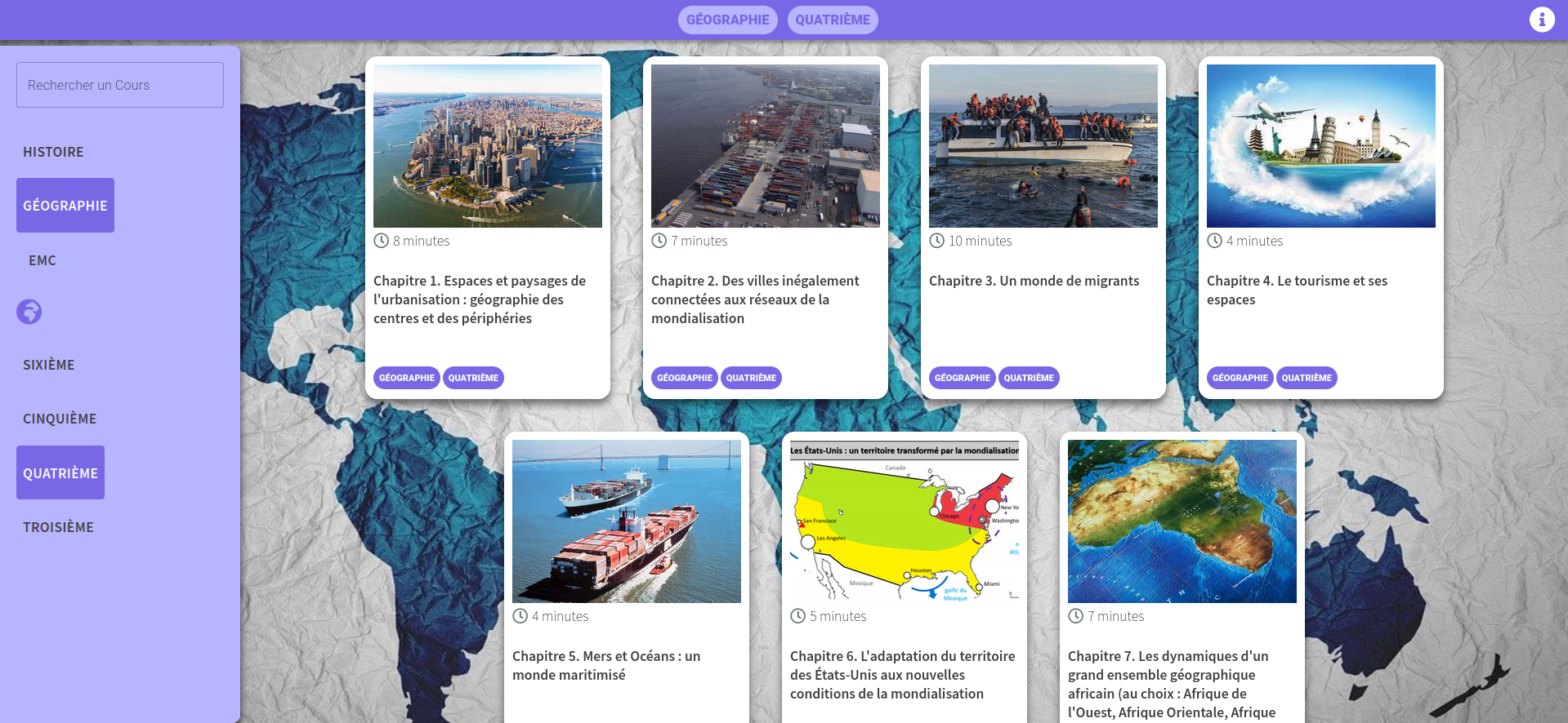 Site éducatif de Marc Bourreau